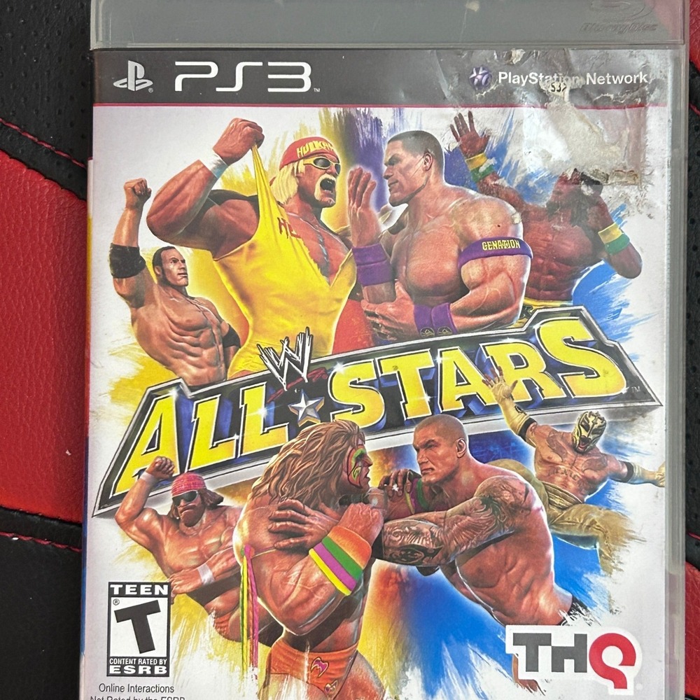WWE All Stars Sony PlayStation 3 PS3 2011 THQ Wrestling Game Fighting NTSC-U/C